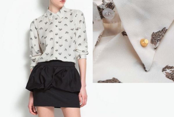 Blusa Chiffon Animal Print (Leopardo) - bc004