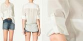 Blusa Chiffon Branca - bc002